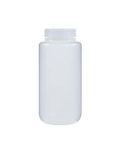 Antylia Cole-Parmer Essentials Economy Wide-Mouth Plastic Bottle, PPCO, 1000mL; 6/PK