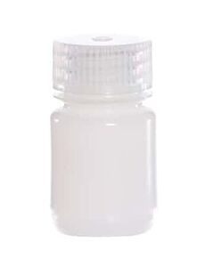 Antylia Cole-Parmer Essentials Economy Wide-Mouth Plastic Bottle, HDPE, 30mL (1oz); 12/PK