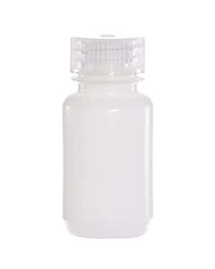 Antylia Cole-Parmer Essentials Economy Wide-Mouth Plastic Bottle, HDPE, 60mL (2oz); 12/PK
