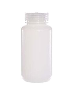 Antylia Cole-Parmer Essentials Economy Wide-Mouth Plastic Bottle, HDPE, 250mL (8oz); 12/PK