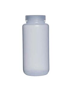 Antylia Cole-Parmer Essentials Wide-Mouth Plastic Bottle, LDPE, 1000mL; 6/PK