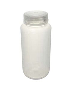 Antylia Cole-Parmer Essentials Wide-Mouth Plastic Bottle, PP, 500mL (16 oz); 12/PK