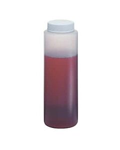 Antylia Cole-Parmer Essentials HDPE Sample Bottle, PE-Lined PP Cap, 250 mL, 336/CS
