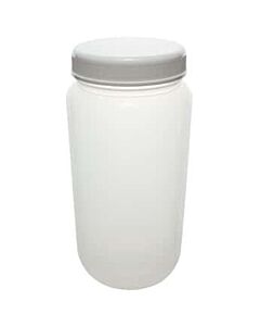Antylia Cole-Parmer Essentials Wide-Mouth Plastic Bottle, PP, 4000mL (128 oz)