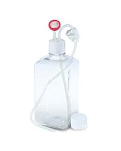 Antylia Cole-Parmer Essentials Sterile Media Bottle Assemblies, Vented with Tubing, PETG, 1000 mL (33.8 oz); 10/Cs