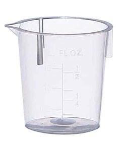 Antylia Cole-Parmer Essentials Plastic Beaker, Transparent PP, 15 mL, 100/pk