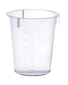 Antylia Cole-Parmer Essentials Plastic Beaker, Transparent PP, 150 mL, 100/pk