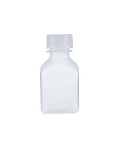 Antylia Cole-Parmer Essentials Autoclavable Media Bottles, Square Plastic, PPCO, 60 mL (2 oz); 12/Pk