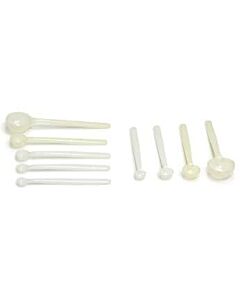 Antylia Cole-Parmer Essentials Sterile Volumetric Lab Sampling Spoons, HDPE, 1 mL (0.03 oz); 100/PK