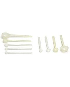 Antylia Cole-Parmer Essentials Sterile Volumetric Lab Sampling Spoons, HDPE, 2.5 mL (0.08 oz); 100/PK