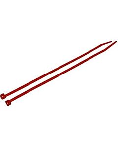 Antylia Cole-Parmer Essentials 40 Pound Nylon Cable Zip Ties, 8" L, Red; 1000/PK