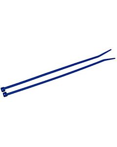Antylia Cole-Parmer Essentials 40 Pound Nylon Cable Zip Ties, 8" L, Blue; 1000/PK