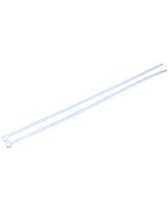 Antylia Cole-Parmer Essentials 50 Pound Nylon Cable Zip Ties, 12.0" L, White; 1000/PK