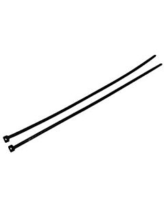Antylia Cole-Parmer Essentials 50 Pound Nylon Cable Zip Ties, 12.0" L, Black; 1000/PK