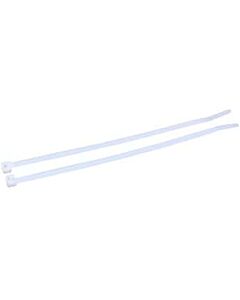 Antylia Cole-Parmer Essentials 50 Pound Nylon Cable Zip Ties, 7.5" L, White; 1000/PK