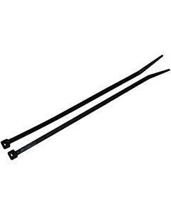 Antylia Cole-Parmer Essentials 40 Pound Nylon Cable Zip Ties, 5.5" L, Black; 100/PK