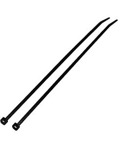 Antylia Cole-Parmer Essentials 40 Pound Nylon Cable Zip Ties, 8.0" L, Black; 1000/PK