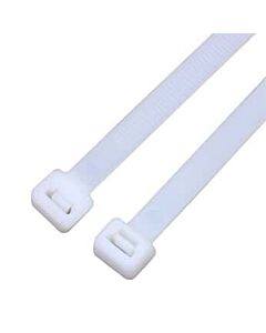 Antylia Cole-Parmer Essentials 120 Pound Nylon Cable Zip Ties, 14.5" L, White; 100/PK