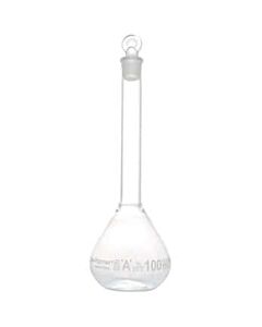 Antylia Cole-Parmer Essentials Class A Volumetric Flask with Glass Stopper, 100 mL; 2/PK