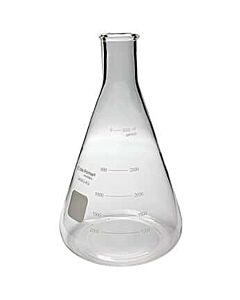 Antylia Cole-Parmer Essentials Class A, Type 1 Glass Erlenmeyer Flask, 3000 mL (96 oz); 1/Ea