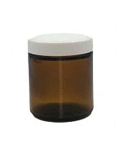 Antylia Cole-Parmer Essentials 5420458V21 Straight-Sided Jar, Amber Glass, 125mL (4 oz); 24/CS