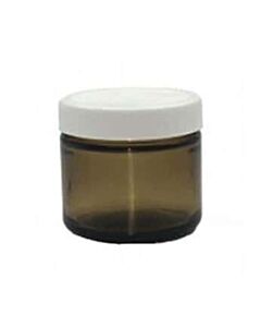 Antylia Cole-Parmer Essentials Straight-Sided Jar, Amber Glass, 60mL (2 oz); 24/CS
