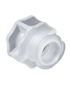 Antylia Cole-Parmer Luer to Plug Fitting, Straight Adapter, CrystalVu™, Cleanroom Packed, Large Bore Female Luer; 10/Pk