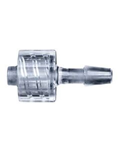 Antylia Cole-Parmer Luer to Hose Barb Fitting, Straight Adapter, CrystalVu™, Cleanroom Packed, Male Luer x 1/8" ID; 10/Pk