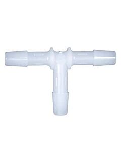 Antylia Cole-Parmer Hose Barb Fitting, Tee Union, HDPE, Cleanroom Packed, 1/4" ID; 10/Pk