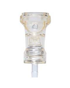 Antylia Cole-Parmer CPC (Colder) HFC39 Quick-Disconnect Fitting, Hose Barb Body, Polysulfone with Stainless Steel Valve, 3/8" ID; 1/Ea