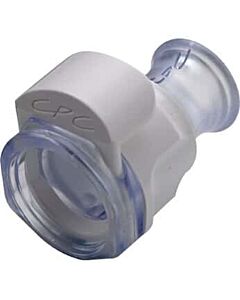 Antylia Cole-Parmer CPC (Colder) MPX® Quick-Disconnect Fitting, Cap with Lock, Polysulfone; 25/Pk