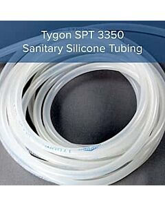 Antylia Cole-Parmer Tygon SPT-3350 Silicone Tubing, 1/8" ID x 3/16" OD; 50 Ft