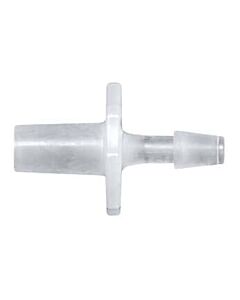 Antylia Cole-Parmer Luer to Hose Barb Fitting, Straight Adapter, Natural Kynar®, Cleanoom Packed, Male Slip Luer x 1/8" ID; 10/PK