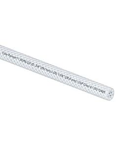 Antylia Cole-Parmer Reinforced TPE Tubing, Clear, 3/4" ID x 1-1/8" OD; 15 Ft
