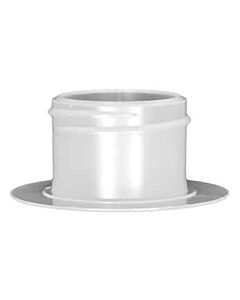 Antylia Cole-Parmer Port Disk Threaded Fitting, Natural Kynar® Flex, Cleanroom Packed, 38-400 1" Thread; 10/Pk