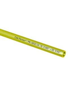 Antylia Cole-Parmer PVC Fuel and Lubricant Tubing, Yellow, 0.080" ID x 0.140" OD; 25 Ft