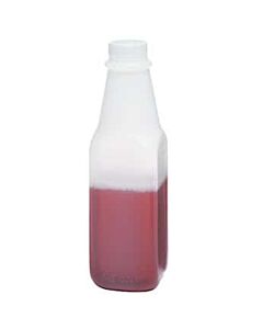 Antylia Cole-Parmer Essentials Tall Square HDPE Bottles, 1 qt (950 mL); 36/PK