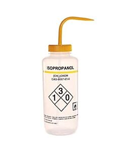 Antylia Cole-Parmer Essentials Safety Wash Bottle, LDPE, Vented, Isopropanol, 500mL (16oz); 6/PK