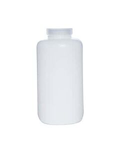Antylia Cole-Parmer Essentials Fluorinated HDPE Wide-Mouth Plastic Bottle, 2000mL