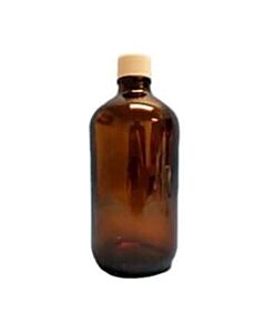 Antylia Cole-Parmer Essentials Pre-Cleaned EPA Narrow-Mouth Bottle, Amber Glass, 1000mL (34 oz); 12/CS