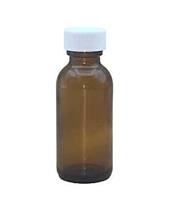 Antylia Cole-Parmer Essentials Pre-Cleaned EPA Narrow-Mouth Bottle, Amber Glass, 30 mL (1 oz); 48/CS