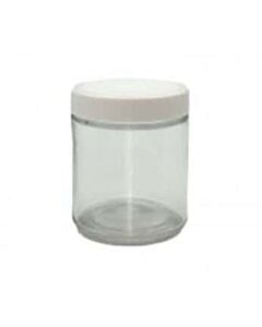 Antylia Cole-Parmer Essentials Pre-Cleaned EPA Sample Jar, Clear Glass, 125mL (4 oz); 24/CS