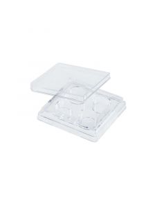 Celltreat Multiple Well Plate With Lid, 4-Well Polystyren