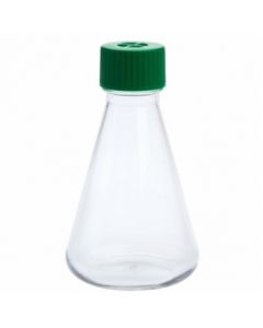 Celltreat 500mL Erlenmeyer Flask, Vent Cap, Plain Bottom, PETG, Sterile