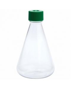 Celltreat 1000mL Erlenmeyer Flask, Vent Cap, Plain Bottom, PETG, Sterile