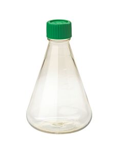 Celltreat 1000mL Erlenmeyer Flask, Vent Cap, Plain Bottom, PC, Sterile