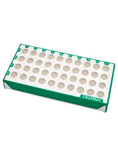 Celltreat 40 Place Easy-Grip Workstation Rack for CF Cryogenic Vial, Non-sterile