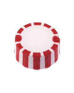 Celltreat CAP ONLY, Red Screw Top Micro Tube Grip Cap With Integrated O-Ring, Non-sterile