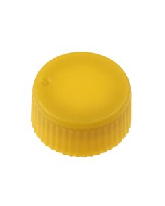 Celltreat CAP ONLY, Yellow Screw Top Micro Tube Cap, O-Ring, Opaque, Non-sterile