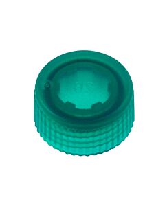 Celltreat CAP ONLY, Green Screw Top Micro Tube Cap, O-Ring, Translucent, Non-sterile